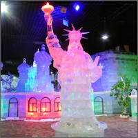 Sun Island in Harbin, Ice and Snow Art Gallery
