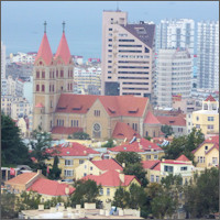 Qingdao with St. Michael's Cathedral